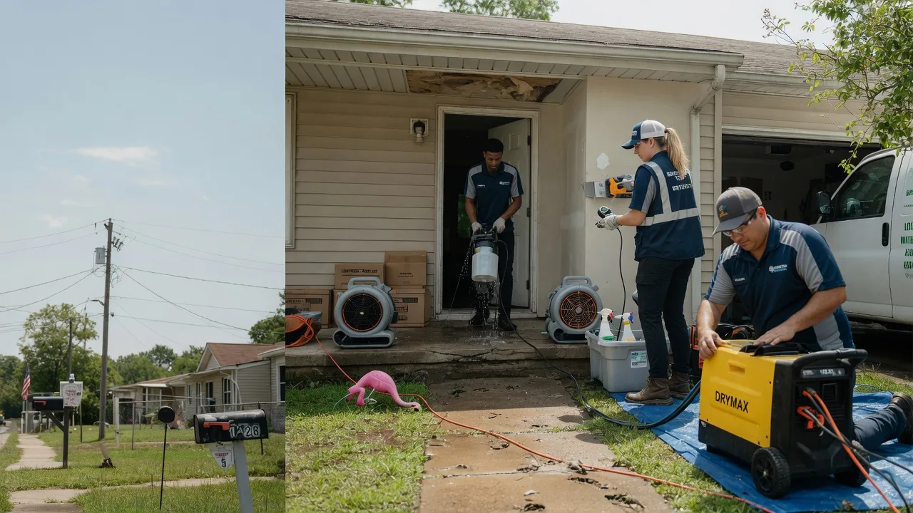 Storm Damage Water Removal in Bethel, OK near me